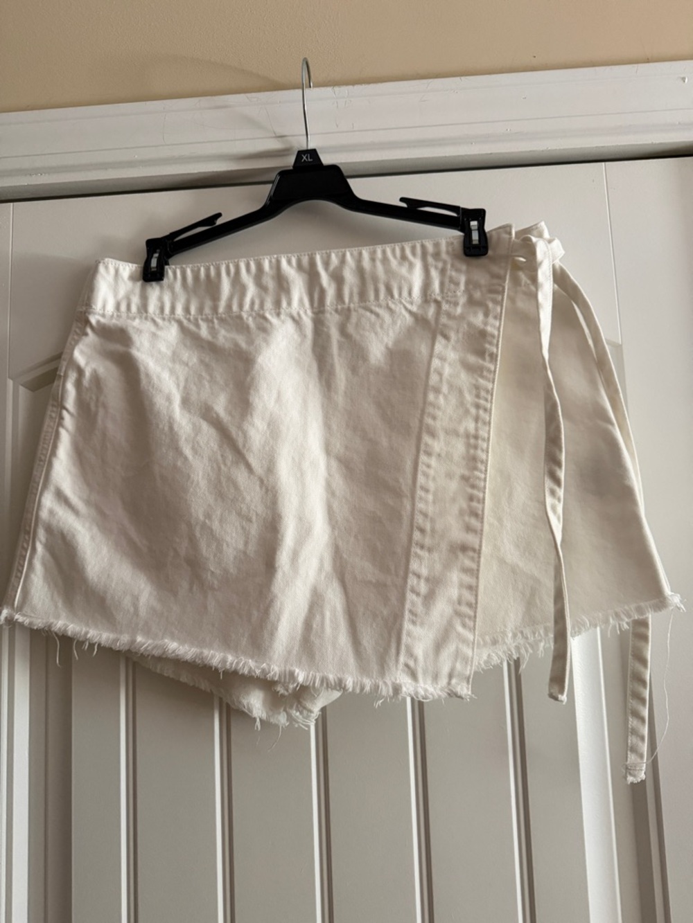 We the Free Free People White Wrap-Style Women’s Shorts Skort